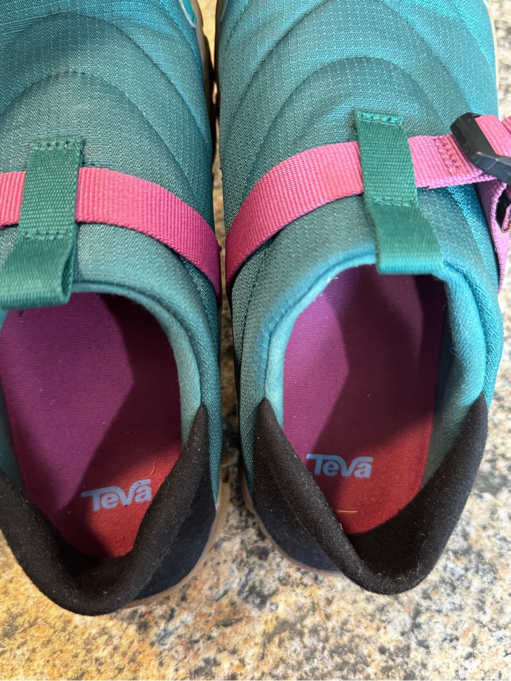 Teva ReEmber Camp Aventurine Multi Slip On Shoes Women’s Size 10 EU 41 Quilted - Picture 3 of 9